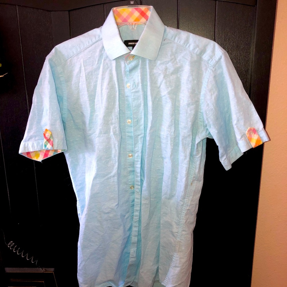 Men's Jared Lang Short Sleeved Button Down